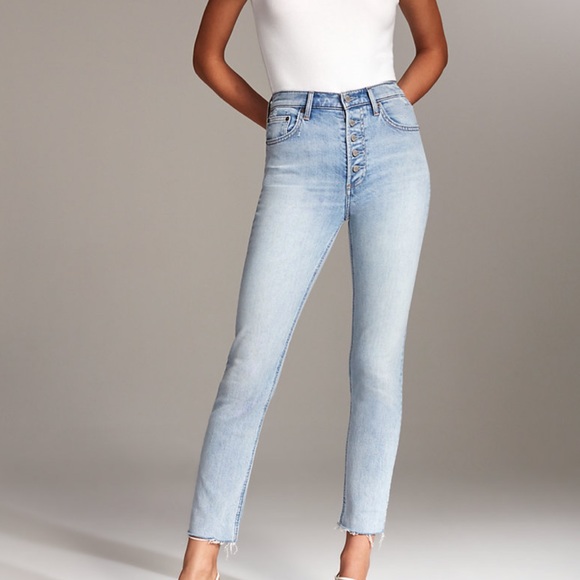 DENIM FORUM The Yoko High Rise Slim - Picture 1 of 9